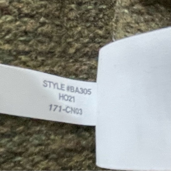 J. Crew Rugged Merino 1/4 Zip Black Gray Knit Pullover Sweater 47042 - Picture 15 of 15